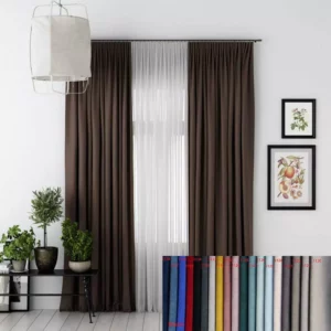 Brazio cortinas dobles salon