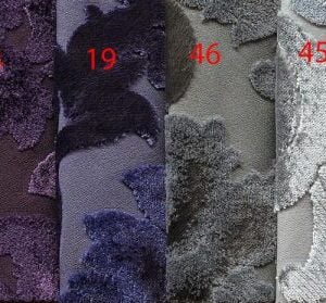 Carta de colores de cortinas de terciopelo rosa con código de colores 2 Carta de colores de cortinas de terciopelo rosa con código de colores