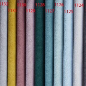 Carta de colores de la cortina fonoabsorbente Brazio con código de colores Carta de colores de la cortina fonoabsorbente Brazio con código de colores