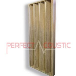 Difusor de columna Resonador Difusor acústico Madera dura, roble claro