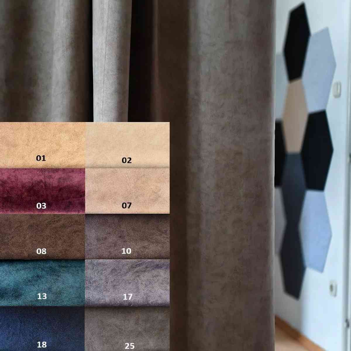 Ditto Velvet cortinas separadoras de estancias-imagen principal