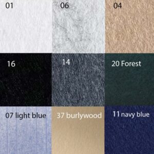 Láminas de fieltro Bilnora con rayas – Colores Láminas de fieltro Bilnora con rayas – Colores