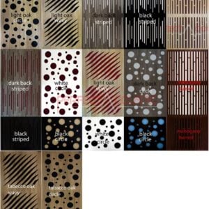 Panel con difusor colos y tipo Panel con difusor colos y tipo