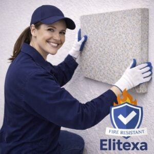 Panel autoadhesivo ignífugo y fonoabsorbente Elitexa