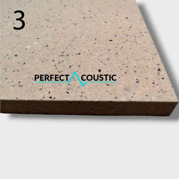 Panel de esponja acústica autoadhesiva extra densa, beige
