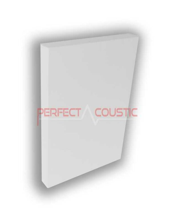 Paneles de Madera Acústico con Membrana Premium con tejido blanco