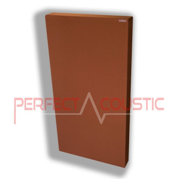 Paneles de Madera Acústico con Membrana Premium con tejido marrón