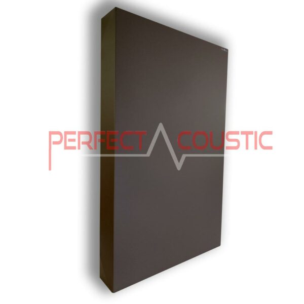 Paneles de Madera Acústico con Membrana Premium con tejido marrón oscuro