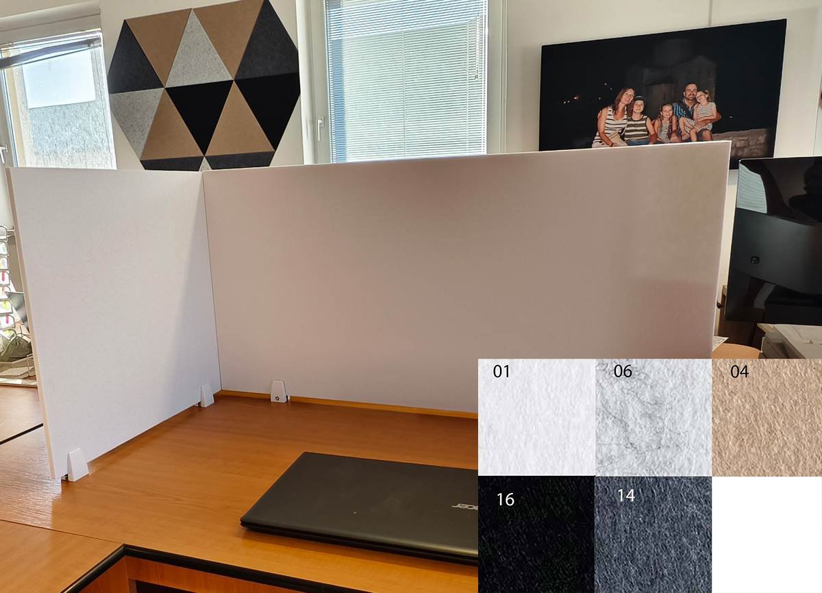 Paneles divisorios oficinas Bilnora 60x60x1.2 cm