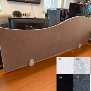 Separadores mesas oficina Bilnora 60x60x1.2 cm - Muestra 1