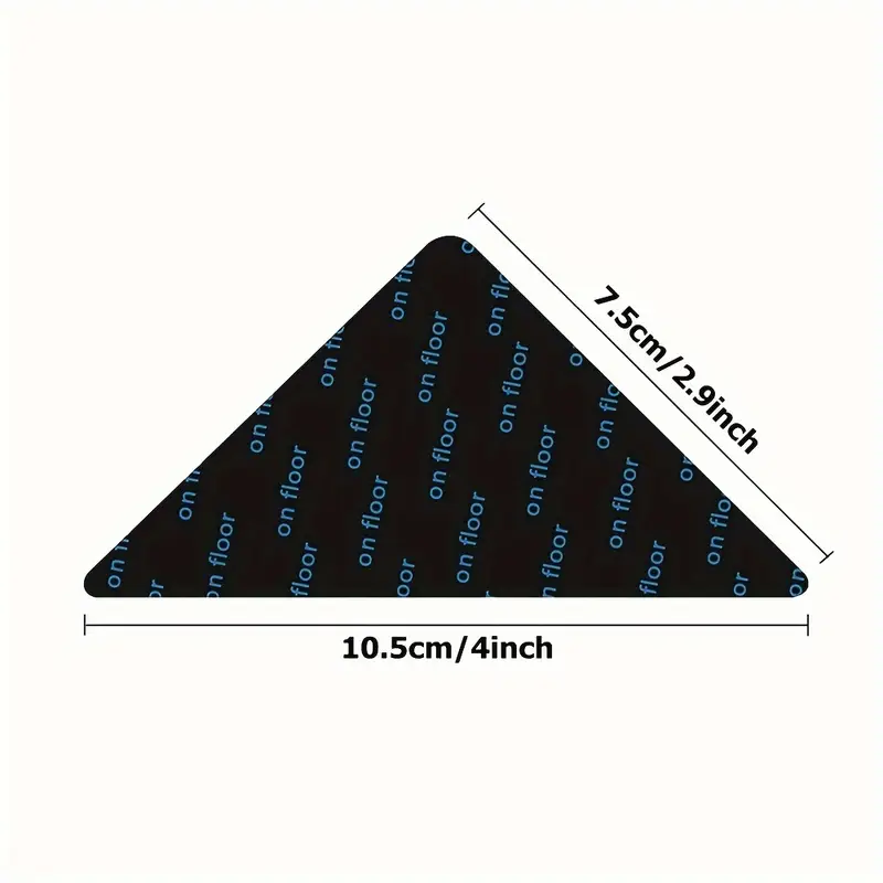 adhesivo antideslizante triangular de 10,5x7,5x7,5 cm