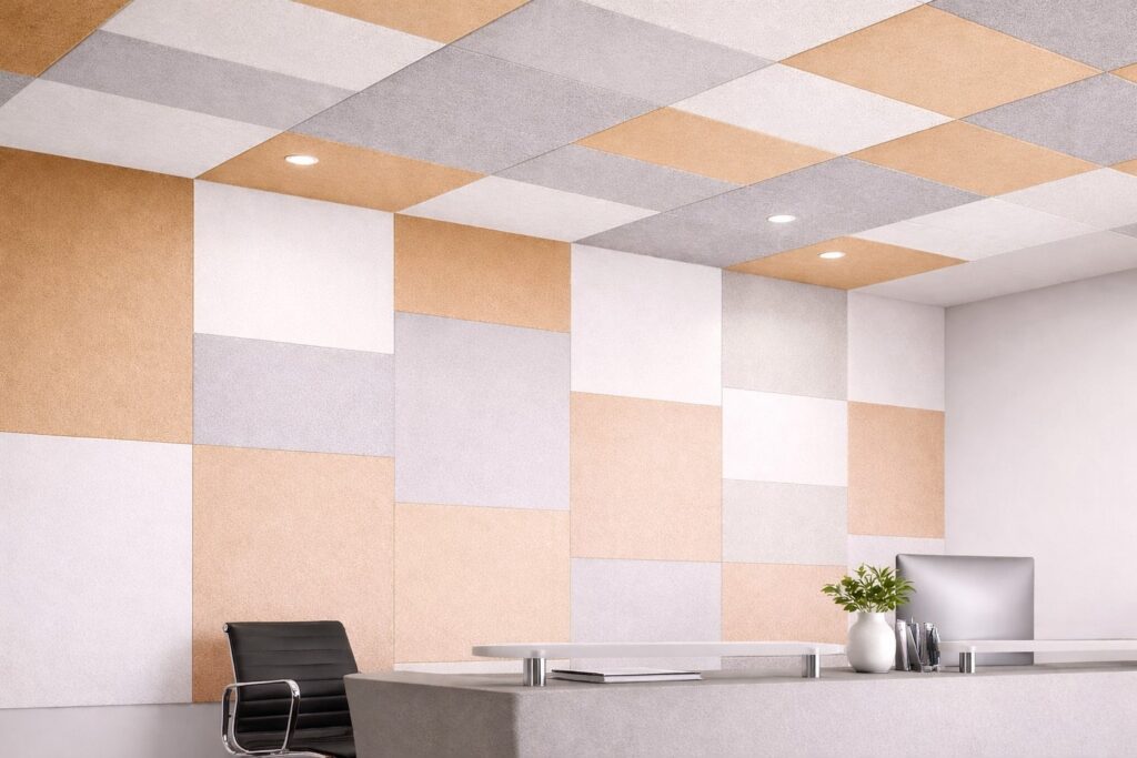 aislamiento acústico con paneles en pared y techo para máxima reducción del ruido