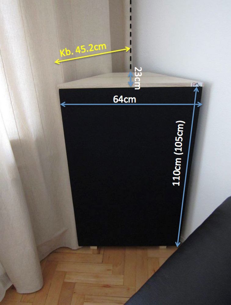 Descripción precisa del tamaño de nuestras Bass Traps para un ajuste perfecto en cualquier espacio.
