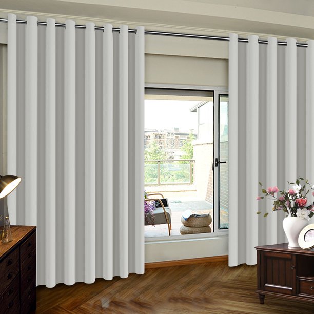 cortinas térmicas para ventanas en color blanco